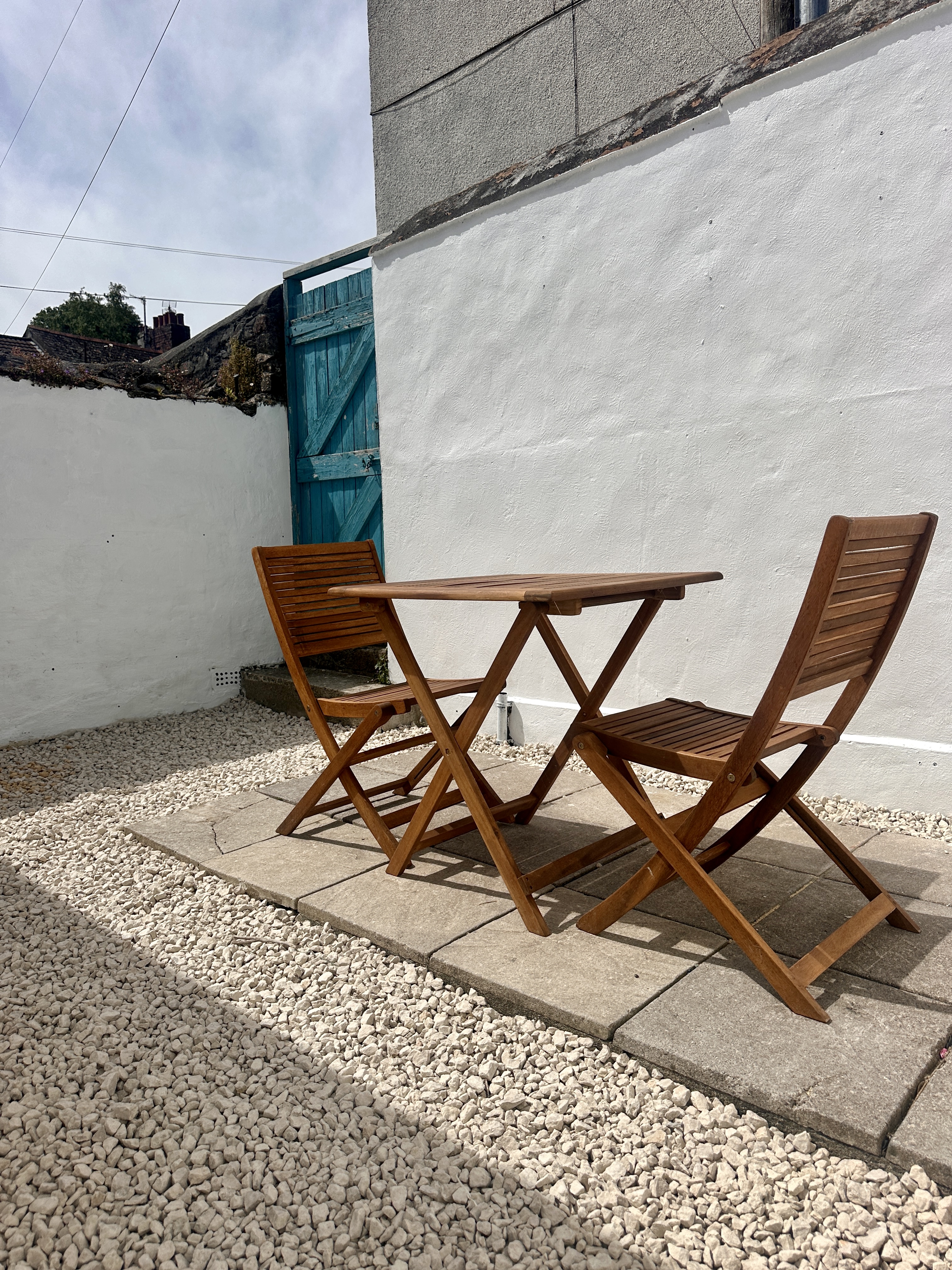 Sunny patio garden